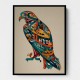 Abstract style Falcon Arabic calligraphy wall art 4 Abstract style Falcon Arabic calligraphy wall art 4
