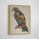 Abstract style Falcon Arabic calligraphy wall art 4 Abstract style Falcon Arabic calligraphy wall art 4