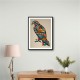 Abstract style Falcon Arabic calligraphy wall art 4 Abstract style Falcon Arabic calligraphy wall art 4