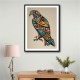 Abstract style Falcon Arabic calligraphy wall art 4 Abstract style Falcon Arabic calligraphy wall art 4