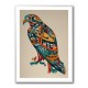 Abstract style Falcon Arabic calligraphy wall art 4 Abstract style Falcon Arabic calligraphy wall art 4