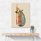 Burj Al Arab In Arabic Calligraphy Style Wall Art 1 Burj Al Arab In Arabic Calligraphy Style Wall Art 1