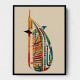 Burj Al Arab In Arabic Calligraphy Style Wall Art 1 Burj Al Arab In Arabic Calligraphy Style Wall Art 1