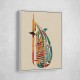 Burj Al Arab In Arabic Calligraphy Style Wall Art 1 Burj Al Arab In Arabic Calligraphy Style Wall Art 1
