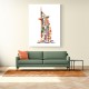 Burj Al Arab In Arabic Calligraphy Style Wall Art 2 Burj Al Arab In Arabic Calligraphy Style Wall Art 2