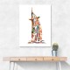 Burj Al Arab In Arabic Calligraphy Style Wall Art 2 Burj Al Arab In Arabic Calligraphy Style Wall Art 2