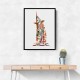 Burj Al Arab In Arabic Calligraphy Style Wall Art 2 Burj Al Arab In Arabic Calligraphy Style Wall Art 2