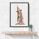 Burj Al Arab In Arabic Calligraphy Style Wall Art 2 Burj Al Arab In Arabic Calligraphy Style Wall Art 2