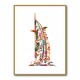 Burj Al Arab In Arabic Calligraphy Style Wall Art 2 Burj Al Arab In Arabic Calligraphy Style Wall Art 2
