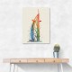 Burj Al Arab In Arabic Calligraphy Style Wall Art 4