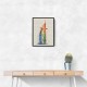Burj Al Arab In Arabic Calligraphy Style Wall Art 4