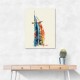 Burj Al Arab In Arabic Calligraphy Style Wall Art 5 Burj Al Arab In Arabic Calligraphy Style Wall Art 5