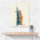 Burj Al Arab In Arabic Calligraphy Style Wall Art 5 Burj Al Arab In Arabic Calligraphy Style Wall Art 5