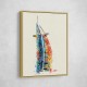 Burj Al Arab In Arabic Calligraphy Style Wall Art 5 Burj Al Arab In Arabic Calligraphy Style Wall Art 5