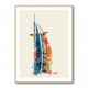 Burj Al Arab In Arabic Calligraphy Style Wall Art 5 Burj Al Arab In Arabic Calligraphy Style Wall Art 5