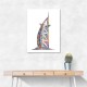 Burj Al Arab In Arabic Calligraphy Style art Burj Al Arab In Arabic Calligraphy Style art