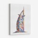 Burj Al Arab In Arabic Calligraphy Style art Burj Al Arab In Arabic Calligraphy Style art