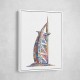 Burj Al Arab In Arabic Calligraphy Style art Burj Al Arab In Arabic Calligraphy Style art