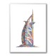 Burj Al Arab In Arabic Calligraphy Style art Burj Al Arab In Arabic Calligraphy Style art