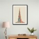 Burj Khalifa in Arabic Calligraphy Style Wall Art 3