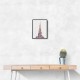 Burj Khalifa in Arabic Calligraphy Art white Burj Khalifa in Arabic Calligraphy Art white