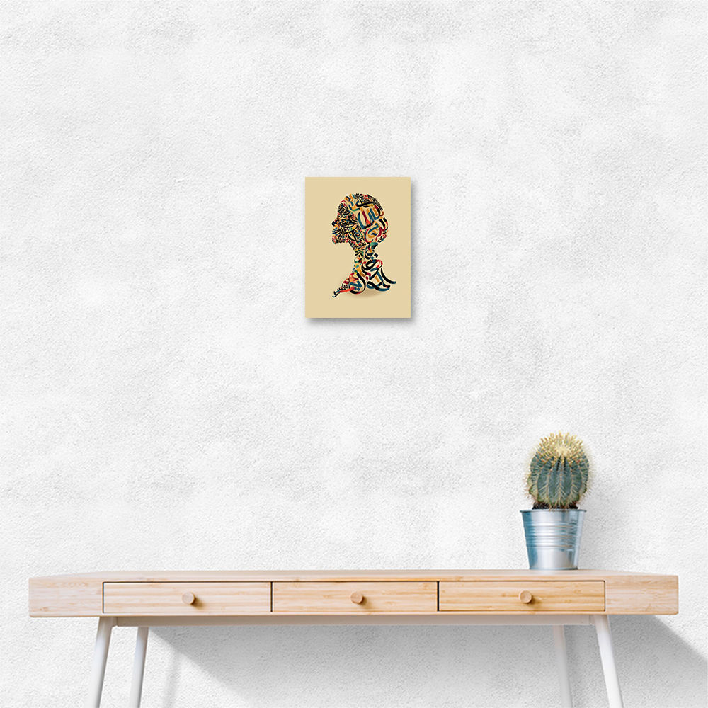 Calligraphy head 1 Wall Art
