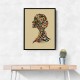 Calligraphy head 1 Wall Art