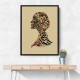 Calligraphy head 1 Wall Art
