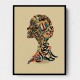 Calligraphy head 1 Wall Art