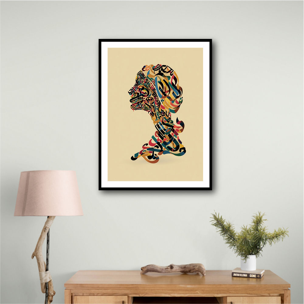 Calligraphy head 2 Wall Art Calligraphy head 2 Wall Art