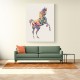 Colourful Calligraphy Horse 1 Wall Art Colourful Calligraphy Horse 1 Wall Art