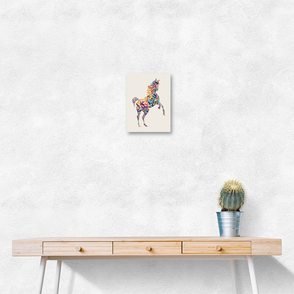 Colourful Calligraphy Horse 1 Wall Art Colourful Calligraphy Horse 1 Wall Art