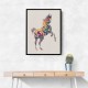 Colourful Calligraphy Horse 1 Wall Art Colourful Calligraphy Horse 1 Wall Art