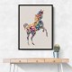 Colourful Calligraphy Horse 1 Wall Art Colourful Calligraphy Horse 1 Wall Art