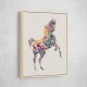Colourful Calligraphy Horse 1 Wall Art Colourful Calligraphy Horse 1 Wall Art