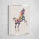 Colourful Calligraphy Horse 1 Wall Art Colourful Calligraphy Horse 1 Wall Art