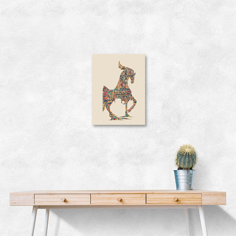 Colourful calligraphy Horse 2 Wall Art Colourful calligraphy Horse 2 Wall Art