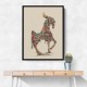 Colourful calligraphy Horse 2 Wall Art Colourful calligraphy Horse 2 Wall Art