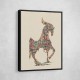 Colourful calligraphy Horse 2 Wall Art Colourful calligraphy Horse 2 Wall Art