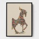 Colourful calligraphy Horse 2 Wall Art Colourful calligraphy Horse 2 Wall Art