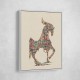 Colourful calligraphy Horse 2 Wall Art Colourful calligraphy Horse 2 Wall Art