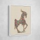Colourful calligraphy Horse 2 Wall Art Colourful calligraphy Horse 2 Wall Art