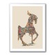 Colourful calligraphy Horse 2 Wall Art Colourful calligraphy Horse 2 Wall Art