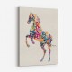 Colourful calligraphy Horse Wall Art Colourful calligraphy Horse Wall Art