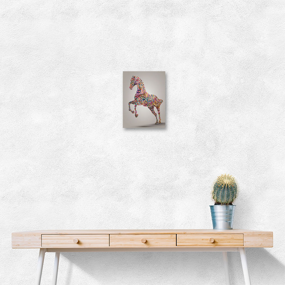 Colourful calligraphy Horse 3 Wall Art Colourful calligraphy Horse 3 Wall Art