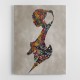 Lady Calligraphy 1 Wall Art