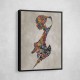 Lady Calligraphy 1 Wall Art