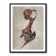 Lady Calligraphy 1 Wall Art