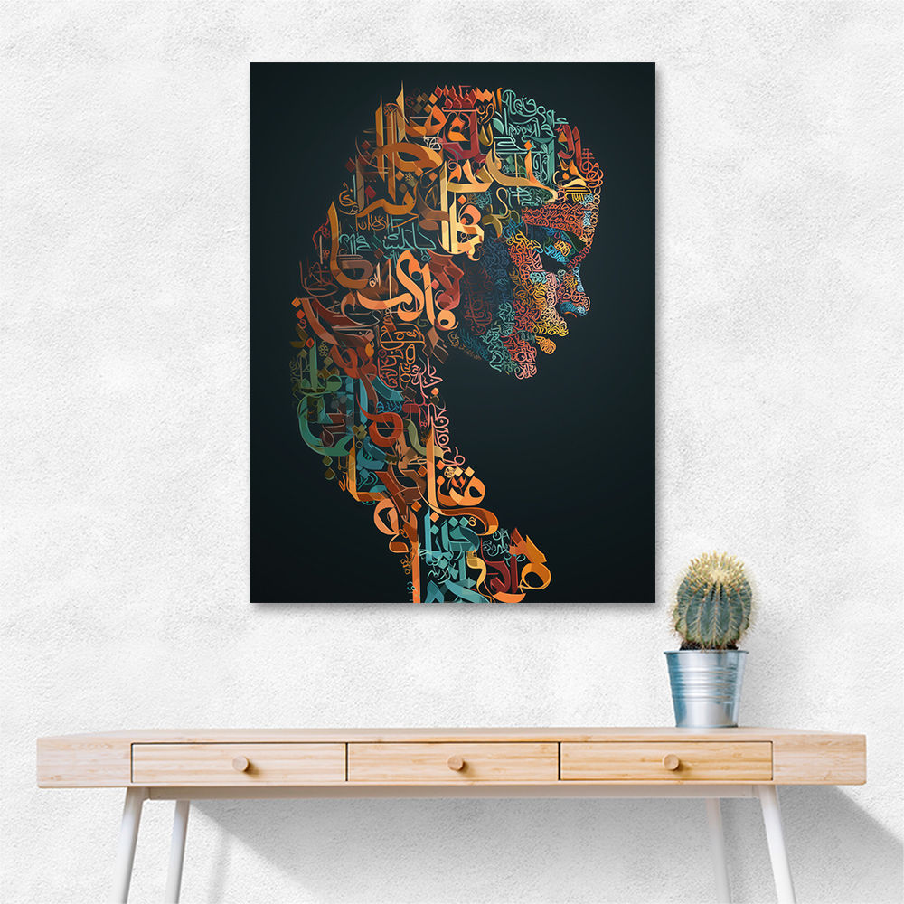 Lady Calligraphy 3 Wall Art Lady Calligraphy 3 Wall Art