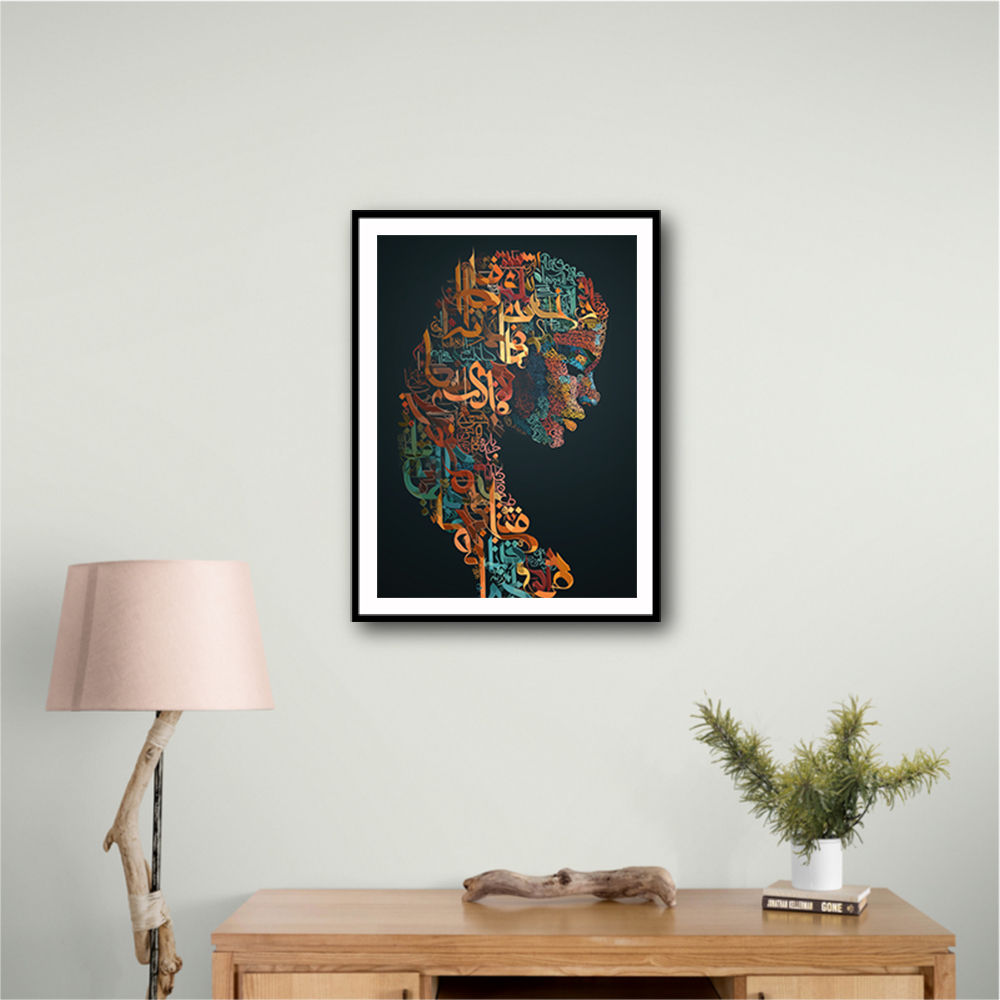 Lady Calligraphy 3 Wall Art Lady Calligraphy 3 Wall Art